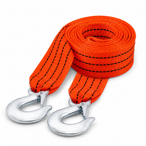 Tow strap with hooks - strap, 4m