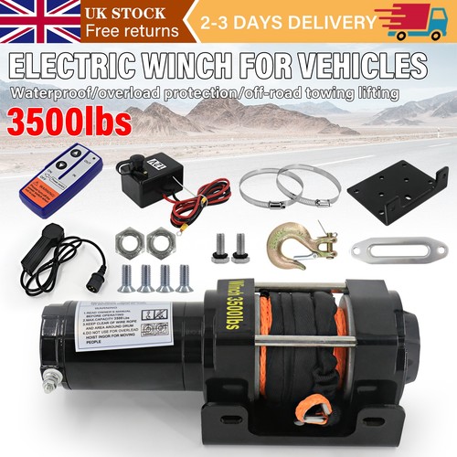 3500lbs electric winch 12v - electric,