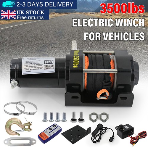 3500lbs electric winch 12v - 3500lbs,